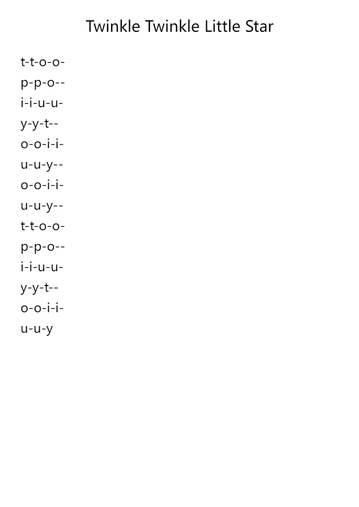Twinkle Twinkle Little Star Roblox Piano Sheet By Misc Children 